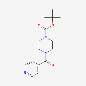 molecular formula C15H21N3O3 B1643838 1-Boc-4-(4-pyridinylcarbonyl)-piperazine 