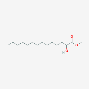molecular formula C15H30O3 B164385 Methyl 2-hydroxytetradecanoate CAS No. 56009-40-6