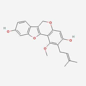 molecular formula C21H20O5 B1643850 Glyurallin A CAS No. 213130-81-5