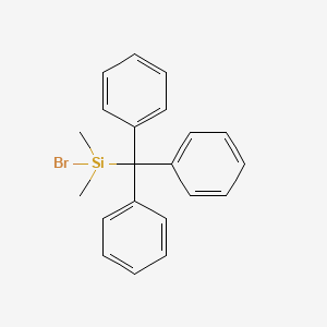 molecular formula C21H21BrSi B1643851 Trityldimethylbromosilane 