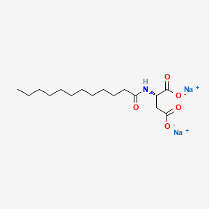 molecular formula C16H27NNa2O5 B1643880 Disodium n-lauroyl aspartate CAS No. 69987-48-0