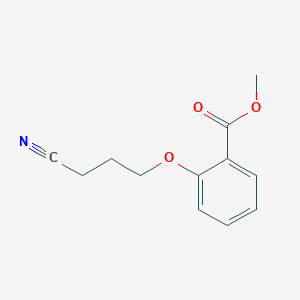 molecular formula C12H13NO3 B164389 Methyl 2-(3-cyanopropoxy)benzoate CAS No. 134722-23-9