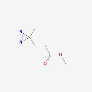 molecular formula C6H10N2O2 B1643891 Methyl 3-(3-methyldiazirin-3-yl)propanoate 