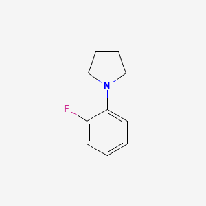 molecular formula C10H12FN B1643908 1-(2-fluorophenyl)Pyrrolidine 