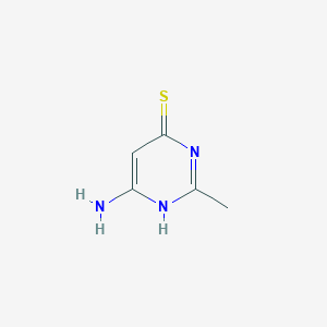 molecular formula C5H7N3S B1643921 6-amino-2-methyl-4(3H)-Pyrimidinethione 