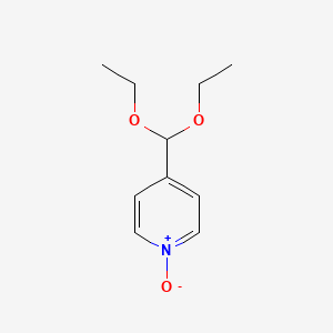 Pyridine, 4-(diethoxymethyl)-, 1-oxide