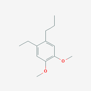 molecular formula C13H20O2 B1643940 1-Ethyl-4,5-dimethoxy-2-propylbenzene 