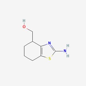 molecular formula C8H12N2OS B1643944 2-Amino-4,5,6,7-tetrahydrobenzothiazole-4-methanol 