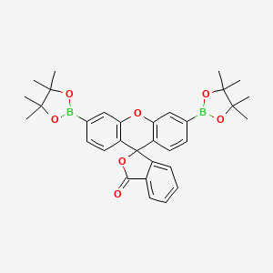 molecular formula C32H34B2O7 B1643965 3,6-Bis(pinacolatoboron)fluoran 