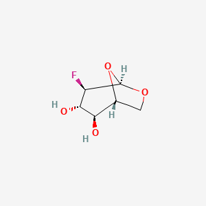 molecular formula C6H9FO4 B1643970 2-Deoxy-2-fluoro-1,6-anhydro-beta-d-glucopyranose 