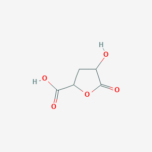 molecular formula C5H6O5 B1643975 4-Hydroxy-5-oxo-tetrahydro-furan-2-carboxylic acid 