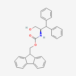 molecular formula C30H27NO3 B1643981 N-Fmoc-beta-phenyl-D-phenylalaninol 