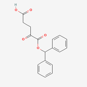 molecular formula C18H16O5 B1643992 5-(Benzhydryloxy)-4,5-dioxopentanoic acid 