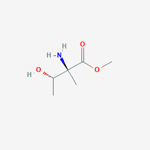 molecular formula C6H13NO3 B1643993 (2S,3S)-2-Amino-2-methyl-3-hydroxybutyric acid methyl ester 