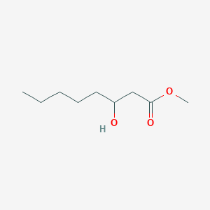 molecular formula C9H18O3 B164400 Methyl 3-hydroxyoctanoate CAS No. 85549-54-8