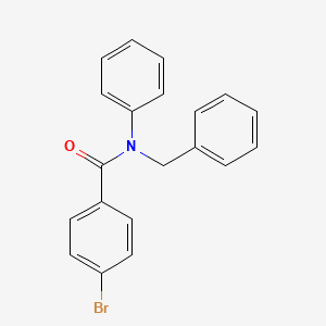 molecular formula C20H16BrNO B1644002 N-Benzyl-N-phenyl-4-bromobenzamide 