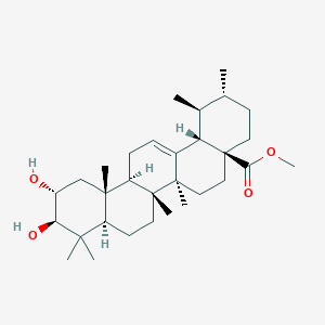 molecular formula C31H50O4 B1644019 甲基桃叶珊瑚素 
