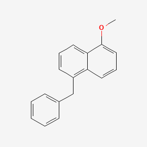 molecular formula C18H16O B1644022 1-Benzyl-5-methoxynaphthalene 