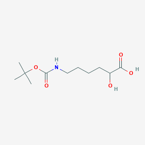 molecular formula C11H21NO5 B1644042 (R)-6-(Boc-amino)-2-hydroxyhexanoic Acid 