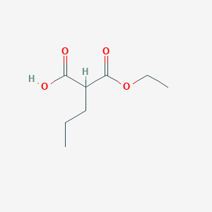 molecular formula C8H14O4 B1644056 Propanedioic acid, 2-propyl-, 1-ethyl ester 
