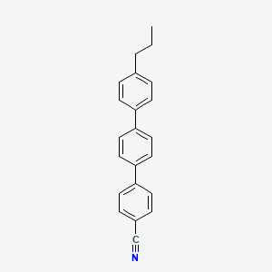 molecular formula C22H19N B1644081 4-Cyano-4'-n-propyl-p-terphenyl CAS No. 54296-25-2