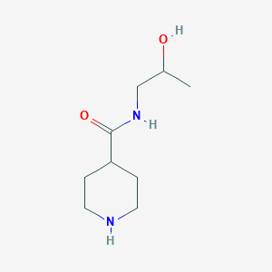 molecular formula C9H18N2O2 B1644134 n-(2-Hydroxypropyl)piperidine-4-carboxamide 