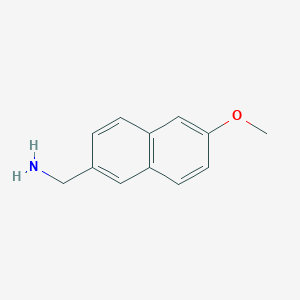 molecular formula C12H13NO B1644141 (6-メトキシ-2-ナフチル)メチルアミン CAS No. 177736-15-1