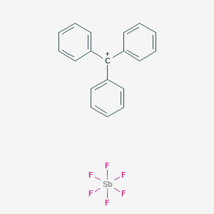 Diphenylmethylbenzene;hexafluoroantimony(1-)