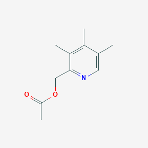 molecular formula C11H15NO2 B1644160 (3,4,5-Trimethylpyridin-2-yl)methyl acetate 
