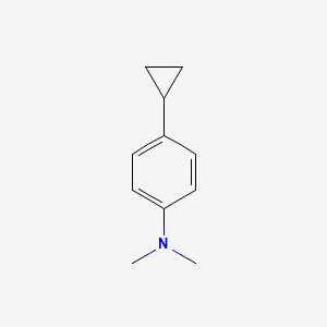 molecular formula C11H15N B1644169 4-cyclopropyl-N,N-dimethylaniline 