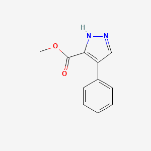 molecular formula C11H10N2O2 B1644190 Methyl 4-phenyl-1H-pyrazole-3-carboxylate 