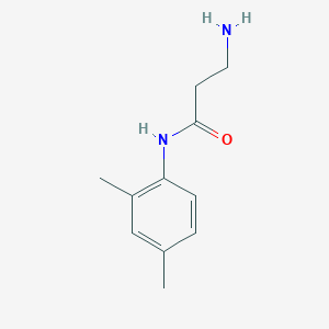 molecular formula C11H16N2O B1644214 3-Amino-N-(2,4-dimethylphenyl)propanamide 