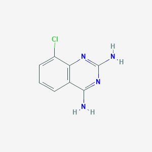 molecular formula C8H7ClN4 B1644231 8-Chloroquinazoline-2,4-diamine CAS No. 915402-33-4
