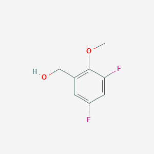 molecular formula C8H8F2O2 B1644235 (3,5-二氟-2-甲氧基苯基)甲醇 CAS No. 131782-51-9