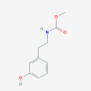 molecular formula C10H13NO3 B1644252 Methyl 3-hydroxyphenethylcarbamate 