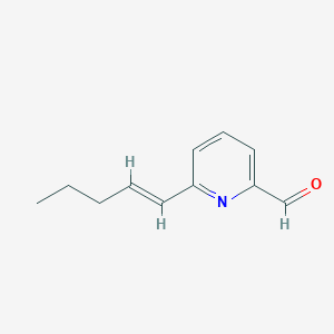molecular formula C11H13NO B1644271 6-Pent-1-enylpyridine-2-carbaldehyde 