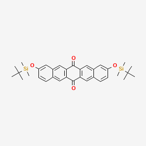 2,10-Bis[[tert-butyl(dimethyl)silyl]oxy]pentacene-6,13-dione