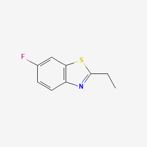molecular formula C9H8FNS B1644290 2-Ethyl-6-fluoro-1,3-benzothiazole 