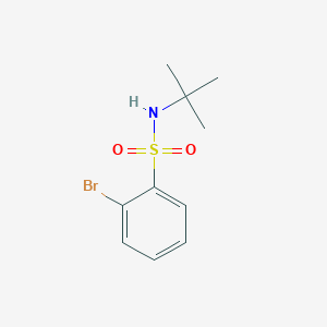 molecular formula C10H14BrNO2S B164431 2-bromo-N-tert-butylbenzenesulfonamide CAS No. 138733-50-3