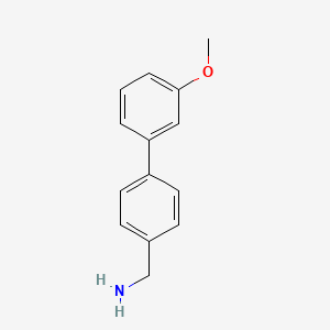 [4-(3-Methoxyphenyl)phenyl]methanamine