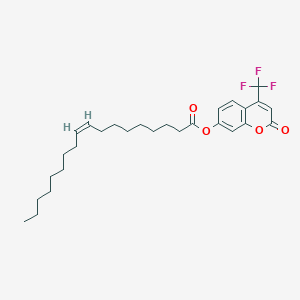 molecular formula C28H37F3O4 B1644339 [2-Oxo-4-(trifluoromethyl)chromen-7-yl] (Z)-octadec-9-enoate CAS No. 352525-07-6