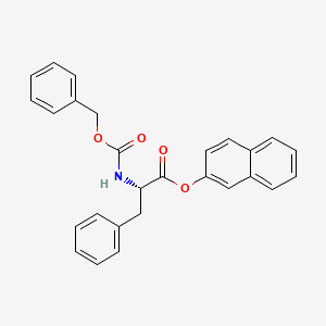 molecular formula C27H23NO4 B1644341 Z-L-phenylalanine 2-naphthyl ester 