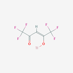 molecular formula C5HF6O2Tl B1644362 Thallium(I) hexafluoroacetylacetonate 