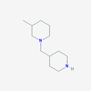 molecular formula C12H24N2 B1644371 3-Methyl-1-(piperidin-4-ylmethyl)piperidine CAS No. 926254-81-1