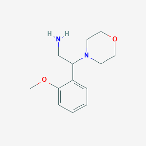 molecular formula C13H20N2O2 B1644381 2-(2-Methoxy-phenyl)-2-morpholin-4-YL-ethylamine CAS No. 904806-00-4