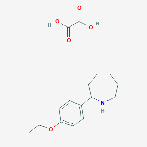 molecular formula C16H23NO5 B1644401 2-(4-乙氧基苯基)氮杂环己烷草酸盐 CAS No. 1177322-26-7