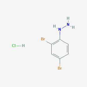 molecular formula C6H7Br2ClN2 B1644411 2,4-Dibromophenylhydrazine hydrochloride CAS No. 149998-17-4