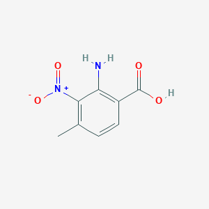 molecular formula C8H8N2O4 B1644418 2-Amino-4-methyl-3-nitrobenzoic acid 