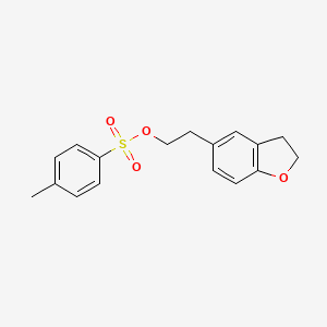 molecular formula C17H18O4S B1644420 2-(2,3-Dihydrobenzofuran-5-yl)ethyl 4-methylbenzenesulfonate CAS No. 79679-49-5