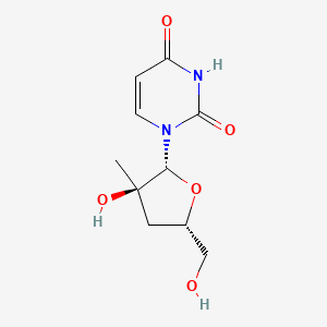 molecular formula C10H14N2O5 B1644430 3'-Deoxy-2'-C-methyluridine 
